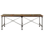 Esstisch 220x90x77 cm Altholz Massiv