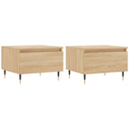 Couchtische 2 Stk. Sonoma-Eiche 50x46x35 cm Holzwerkstoff