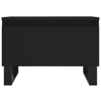 Couchtische 2 Stk. Schwarz 50x46x35 cm Holzwerkstoff