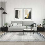 Couchtische 2 Stk. Schwarz 50x46x35 cm Holzwerkstoff