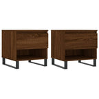 Couchtische 2 Stk. Braun Eichen-Optik 50x46x50 cm Holzwerkstoff