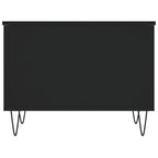 Couchtisch Schwarz 60x44,5x45 cm Holzwerkstoff