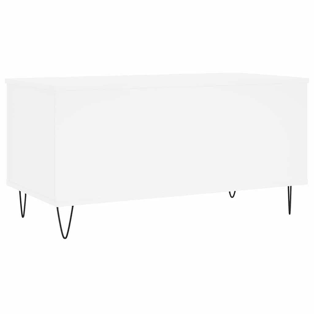Couchtisch Weiß 90x44,5x45 cm Holzwerkstoff