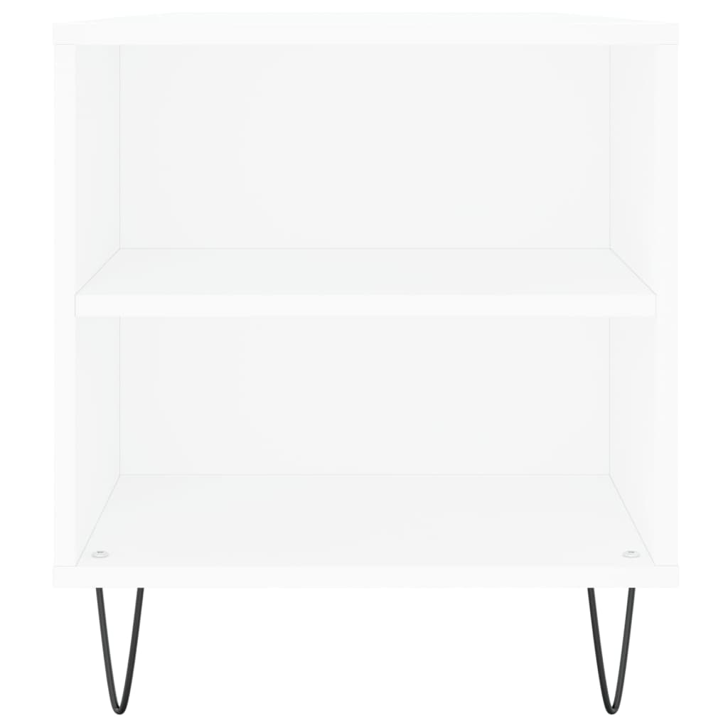 Couchtisch Weiß 102x44,5x50 cm Holzwerkstoff