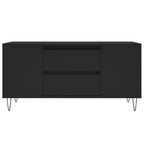 Couchtisch Schwarz 102x44,5x50 cm Holzwerkstoff