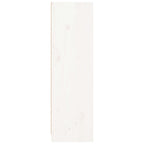 Bücherregal Weiß 70x33x110 cm Massivholz Kiefer