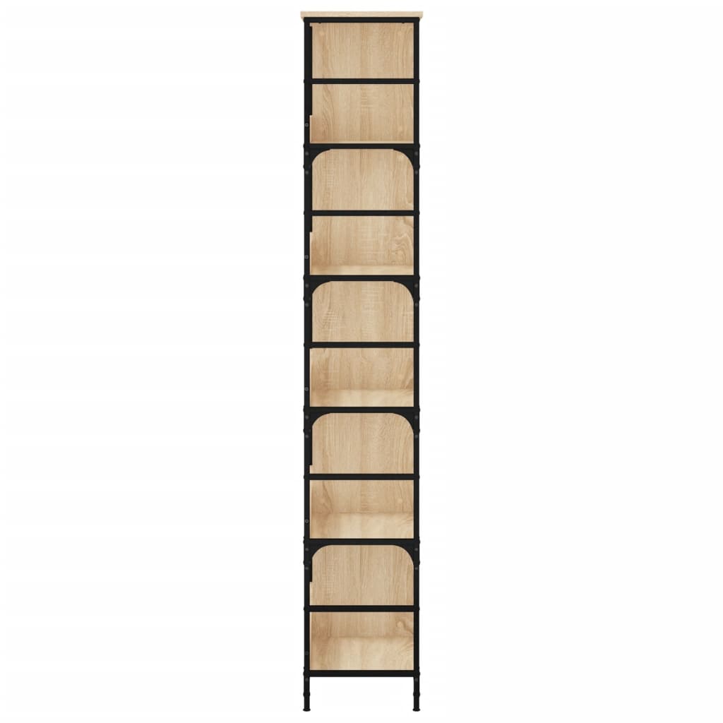 Bücherregal Sonoma-Eiche 78,5x33x188,5 cm Holzwerkstoff