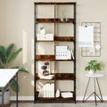 Bücherregal Räuchereiche 78,5x33x188,5 cm Holzwerkstoff