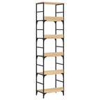 Bücherregal Sonoma-Eiche 50 x 33 x 188,5 cm Holzwerkstoff
