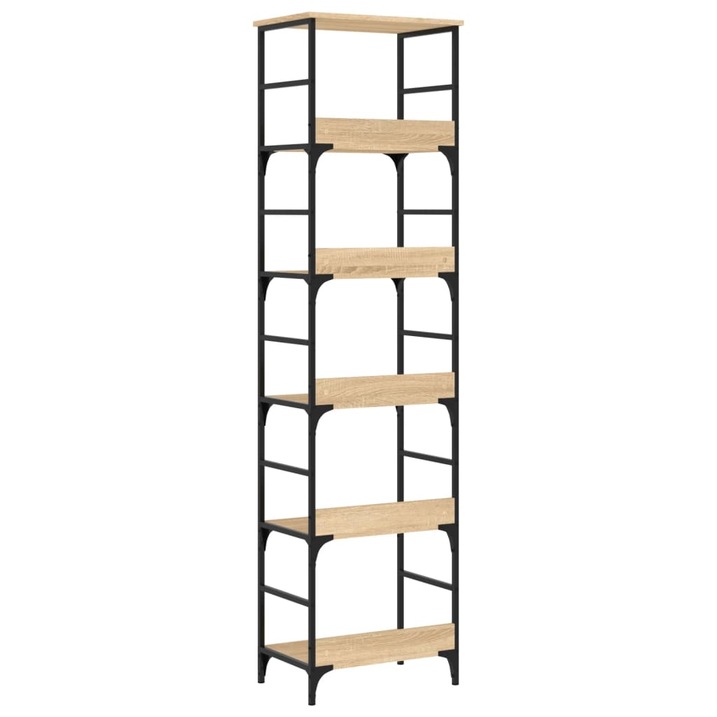 Bücherregal Sonoma-Eiche 50 x 33 x 188,5 cm Holzwerkstoff