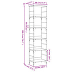 Bücherregal Sonoma-Eiche 50 x 33 x 188,5 cm Holzwerkstoff