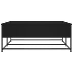 Couchtisch Schwarz 100x99x40 cm Holzwerkstoff