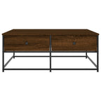 Couchtisch Braun Eichen-Optik 100x99x40 cm Holzwerkstoff