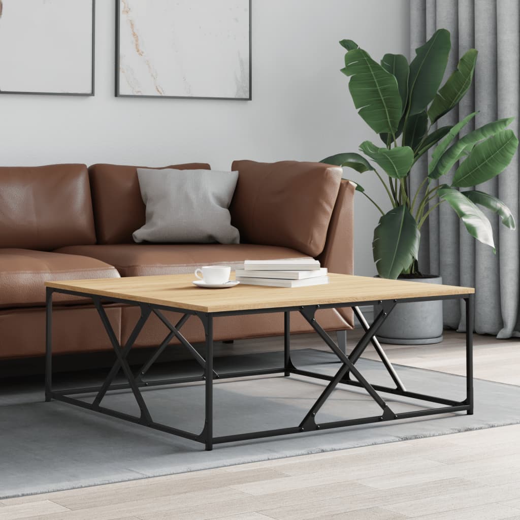 Couchtisch Sonoma-Eiche 100x100x40 cm Holzwerkstoff