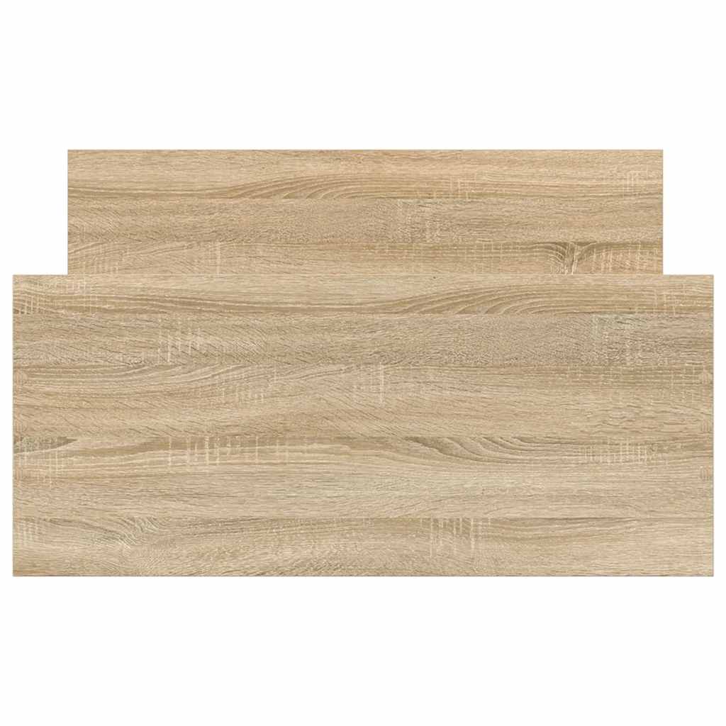 Bettgestell ohne Matratze Sonoma-Eiche 90x200 cm Holzwerkstoff