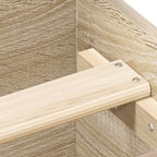 Bettgestell ohne Matratze Sonoma-Eiche 90x200 cm Holzwerkstoff