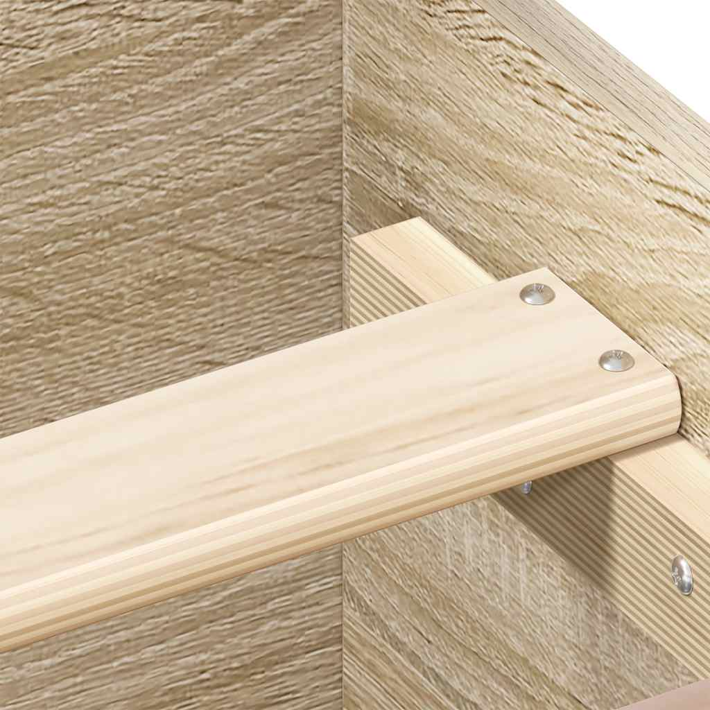 Bettgestell ohne Matratze Sonoma-Eiche 90x190 cm Holzwerkstoff