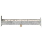 Bettgestell Betongrau 90x190 cm Holzwerkstoff