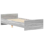 Bettgestell Grau Sonoma 90x190 cm Holzwerkstoff
