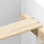 Bettgestell Weiß 75x190 cm Holzwerkstoff