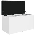 Aufbewahrungsbank Weiß 82 x 42 x 45 cm Holzwerkstoff