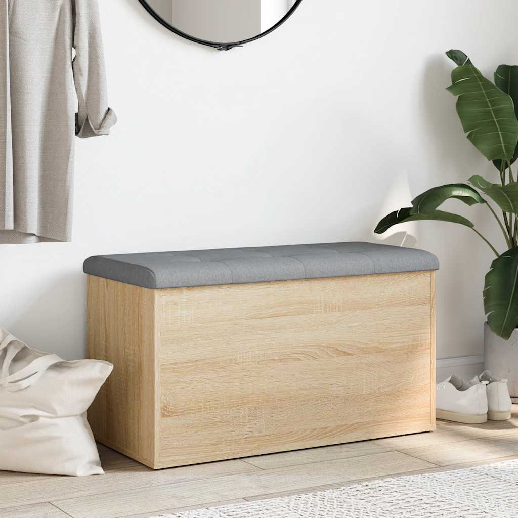 Aufbewahrungsbank Sonoma-Eiche 82 x 42 x 45 cm Holzwerkstoff