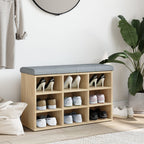 Schuhbank Sonoma-Eiche 82 x 32 x 50 cm Holzwerkstoff