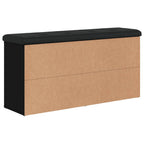 Schuhbank Schwarz 102x32x50 cm Holzwerkstoff