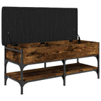 Schuhbank Räuchereiche 102x42x45 cm Holzwerkstoff