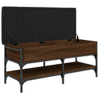 Schuhbank Braun Eichen-Optik 102x42x45 cm Holzwerkstoff