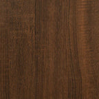 Bücherregal 5 Böden Braun Eiche-Optik 59x35x171cm Holzwerkstoff