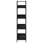 Bücherregal 4 Böden Schwarz 100x33x145,5 cm Holzwerkstoff
