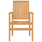 5-tlg. Garten-Essgruppe Massivholz Teak
