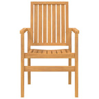 5-tlg. Garten-Essgruppe Massivholz Teak
