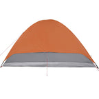 Kuppel-Campingzelt 6 Personen Orange Wasserdicht