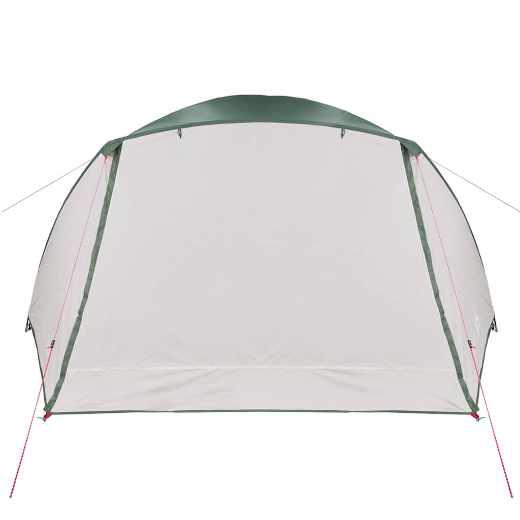 Campingzelt mit Vorzelt 4 Personen Grün Wasserdicht