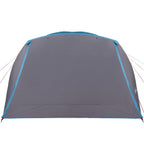 Campingzelt mit Vorzelt 4 Personen Blau Wasserdicht