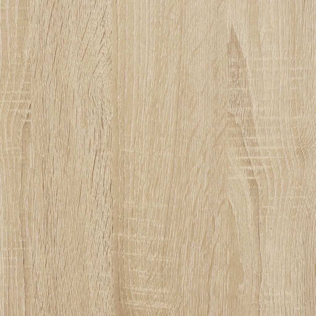Bettgestell ohne Matratze mit Kopfteil Sonoma-Eiche 75x190 cm