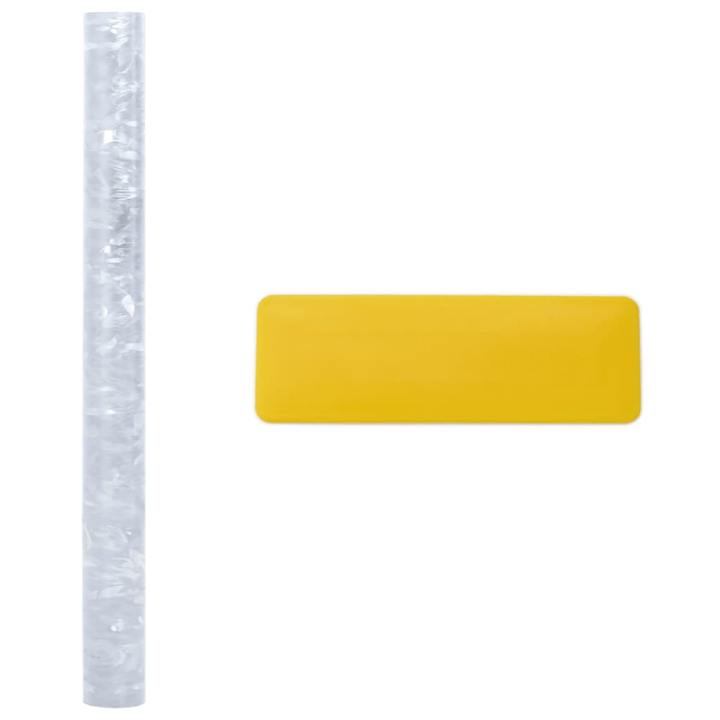 Fensterfolien 2 Stk. Matt Blumenmuster PVC