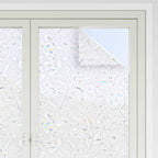 Fensterfolien 4 Stk. Matt Blumenmuster PVC