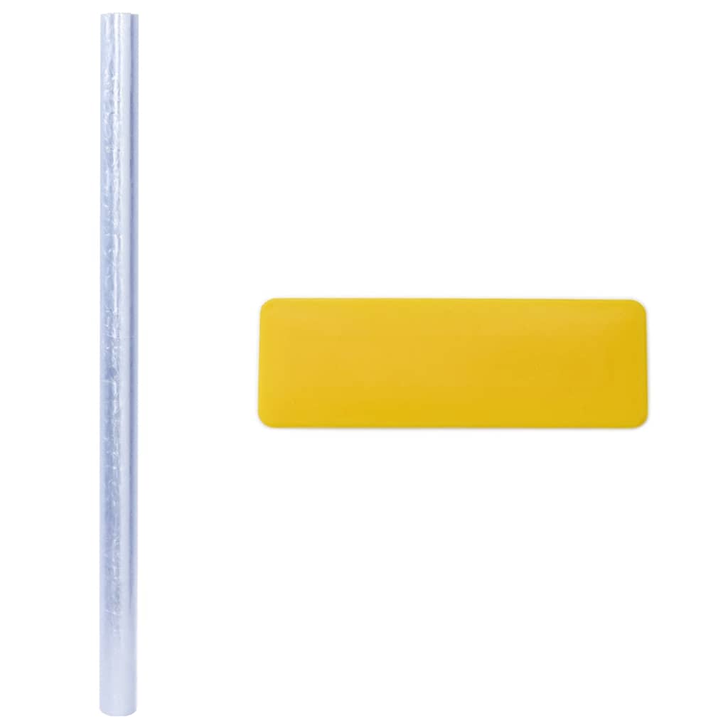 Fensterfolien 3 Stk. Matt 3D Regenbogen-Muster PVC