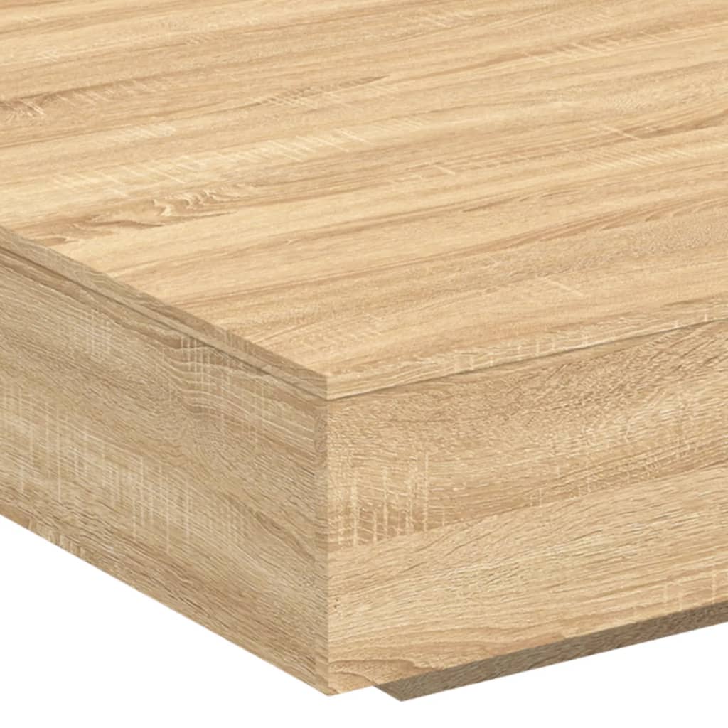 Couchtisch Sonoma-Eiche 100x100x31 cm Holzwerkstoff