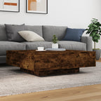 Couchtisch Räuchereiche 100x100x31 cm Holzwerkstoff
