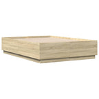 Bettgestell Sonoma-Eiche 140x200 cm Holzwerkstoff