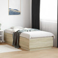 Bettgestell Sonoma-Eiche 100x200 cm Holzwerkstoff