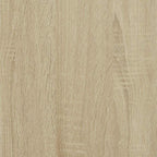 Bettgestell Sonoma-Eiche 135x190 cm Holzwerkstoff