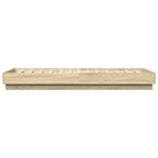 Bettgestell LED Sonoma-Eiche 100x200 cm