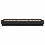 Bettgestell Schwarz 90x190 cm Holzwerkstoff