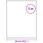 Fensterfolie Matt Blumenmuster 60x500 cm PVC