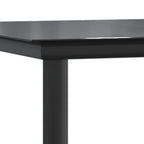 9-tlg. Garten-Essgruppe mit Kissen Schwarz Poly Rattan